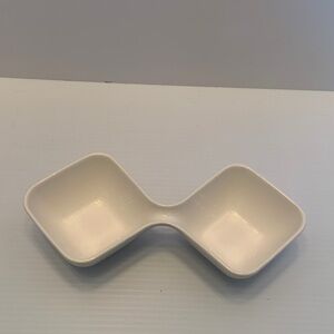 10 Strawberry Street Double Condiment Serving Bowl